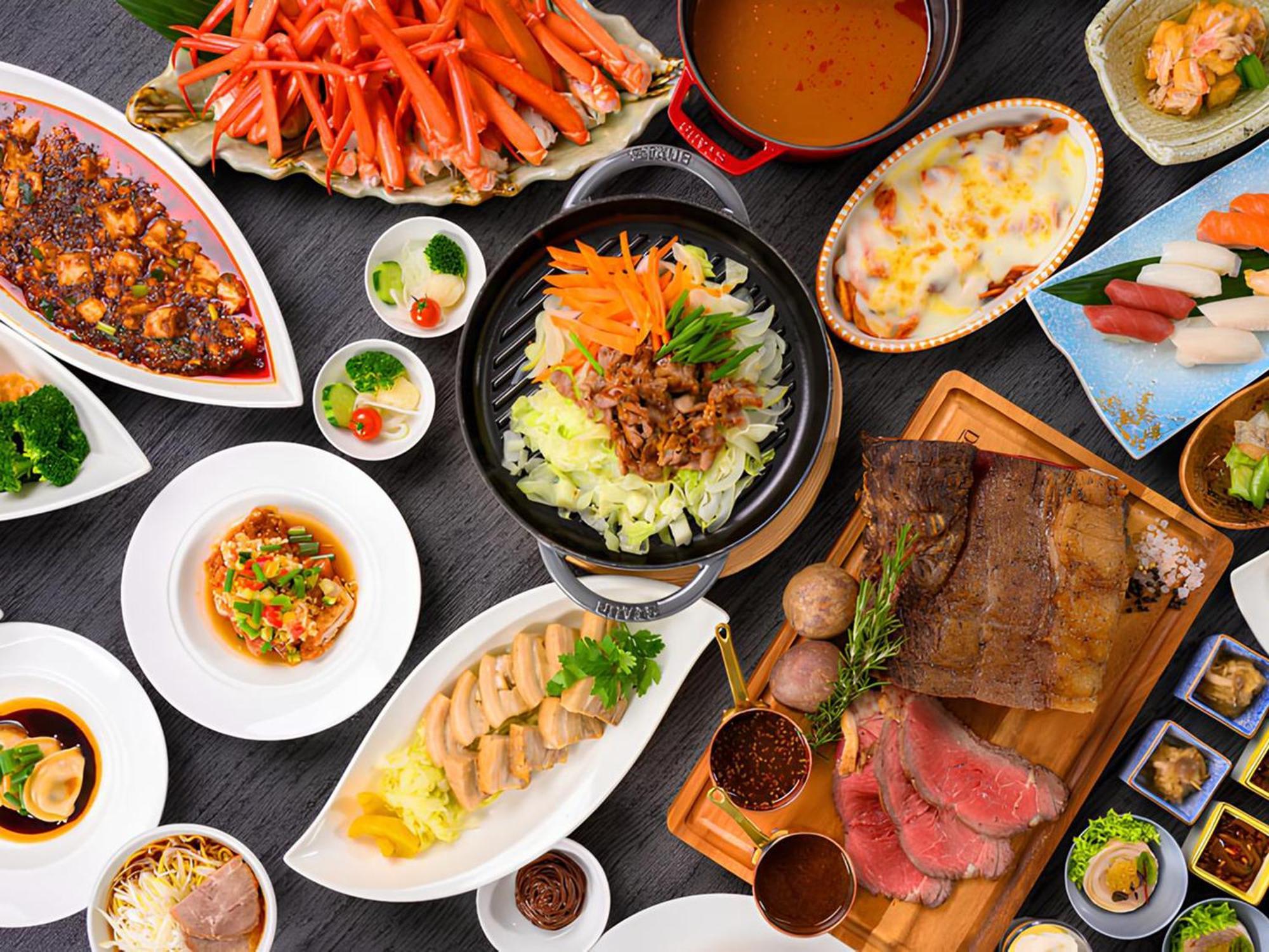 Shin Furano Prince Hotel Exterior foto A selection of Japanese cuisine