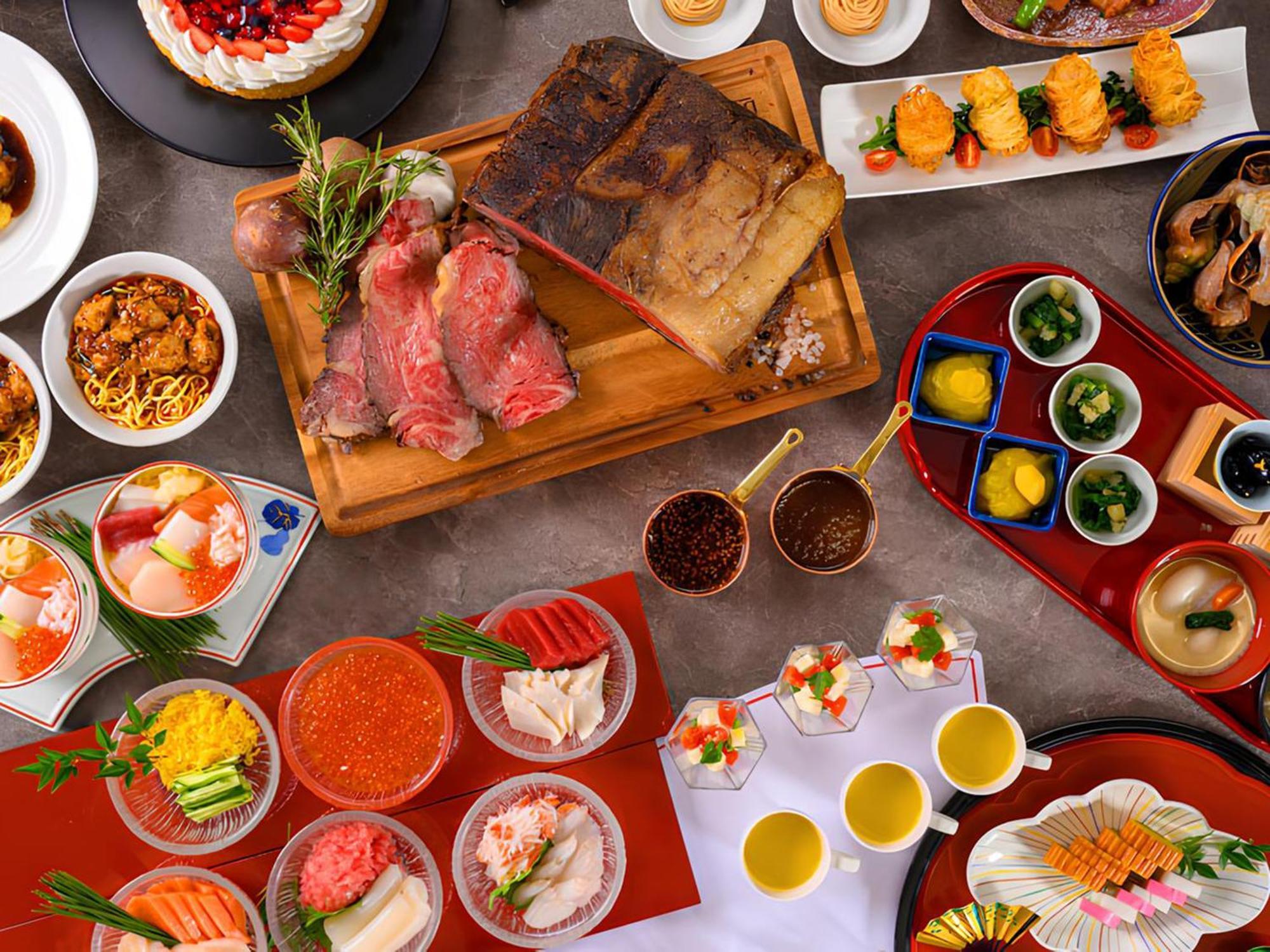 Shin Furano Prince Hotel Exterior foto A selection of Japanese cuisine